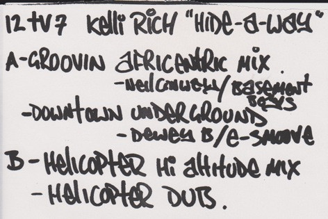 Kelli Rich - Hide-A-Way | Activ (12TV 07) - main Kelli Rich - Hide-A-Way | Activ (12TV 07) - main