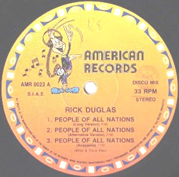 Rick Duglas - People Of All Nations | American Records (AMR 0023) - main Rick Duglas - People Of All Nations | American Records (AMR 0023) - main