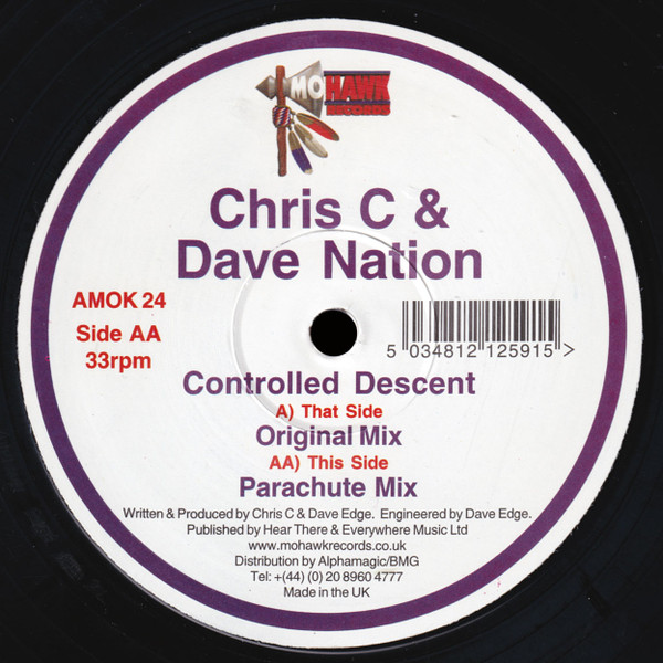 Chris C & Dave Nation - Controlled Descent | Mohawk Records (AMOK 024)