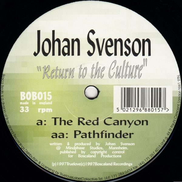 Johan Svenson - Return To The Culture | Bosca Beats (BOB015) - 3