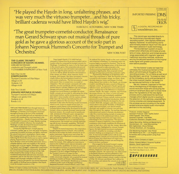 The Classic Trumpet Concerti Of Haydn / Hummel
