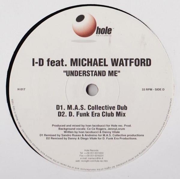 I-D Featuring Michael Watford - Understand Me | Hole (H 017) - 4