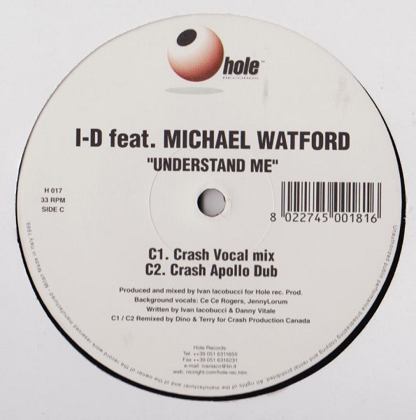 I-D Featuring Michael Watford - Understand Me | Hole (H 017) - 3