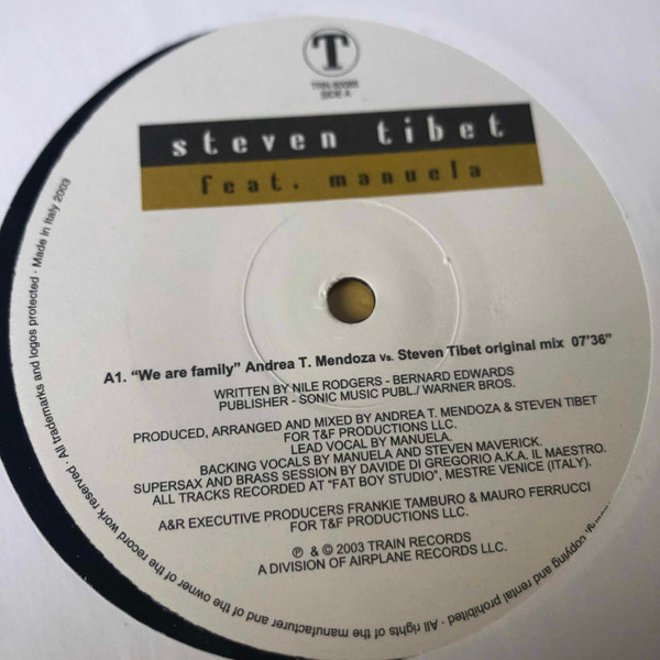 Steven Tibet feat. Manuela - We Are Family | Train! Records (TRN 60085) - 4 Steven Tibet feat. Manuela - We Are Family | Train! Records (TRN 60085) - 4