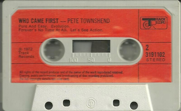 Pete Townshend - Who Came First | Track Record (3191 102) - 4 Pete Townshend - Who Came First | Track Record (3191 102) - 4