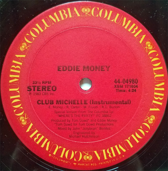 Eddie Money - Club Michelle | Columbia (44-04980) - 4