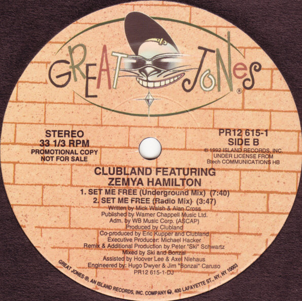 Clubland - Set Me Free | Great Jones (PR12 615-1) - 2 Clubland - Set Me Free | Great Jones (PR12 615-1) - 2