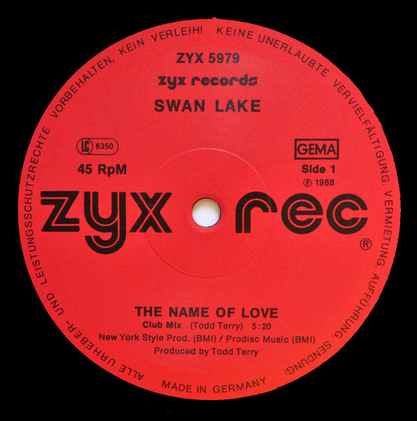 Swan Lake - The Name Of Love / The Dream | ZYX Records (ZYX 5979) - 3