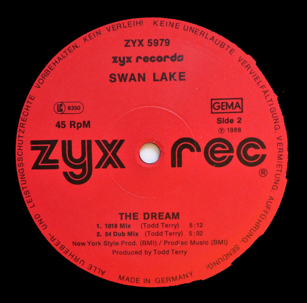 Swan Lake - The Name Of Love / The Dream | ZYX Records (ZYX 5979) - 4