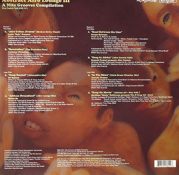 Various - Abstract Afro Lounge III | Nite Grooves (KNG 141) - 4