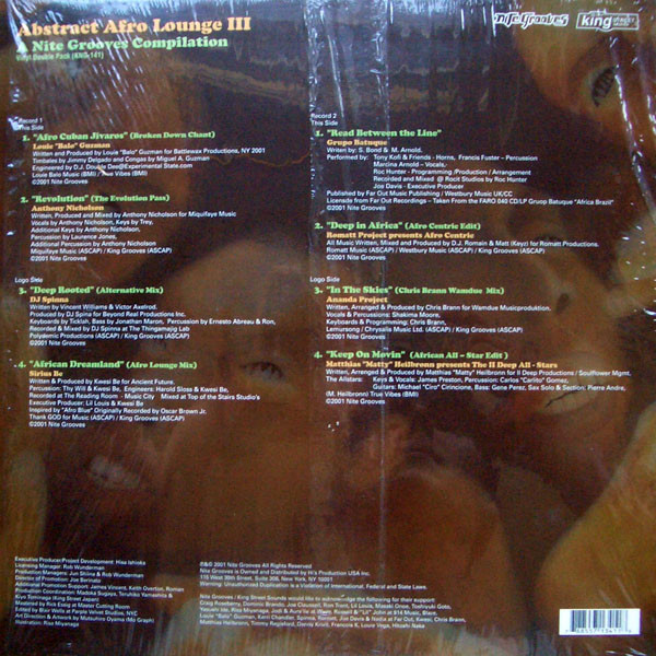 Various - Abstract Afro Lounge III | Nite Grooves (KNG 141) - 2