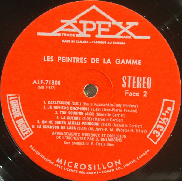 Les Peintres De La Gamme - Les Peintres De La Gamme | Apex (ALF-7-1808) - 4 Les Peintres De La Gamme - Les Peintres De La Gamme | Apex (ALF-7-1808) - 4