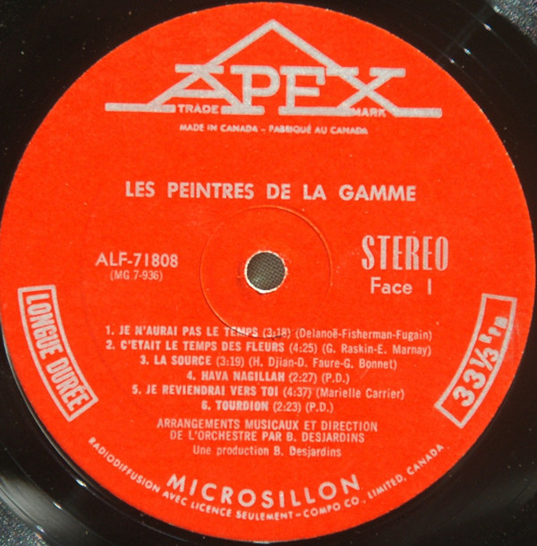 Les Peintres De La Gamme - Les Peintres De La Gamme | Apex (ALF-7-1808) - 3 Les Peintres De La Gamme - Les Peintres De La Gamme | Apex (ALF-7-1808) - 3