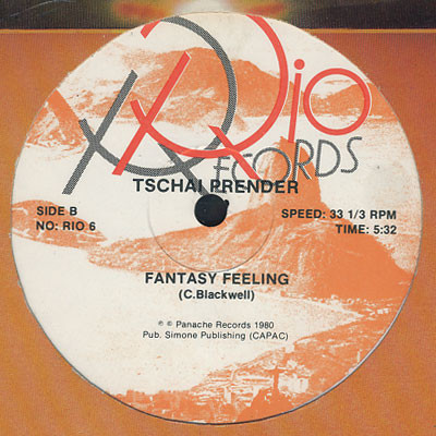 Tschai Prender - Hot Feet | Rio Records (RIO 6) - 2