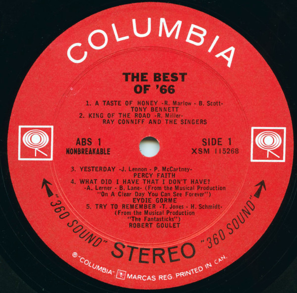 Various - The Best Of '66 Volume Two | Columbia (ABS 1) - 3