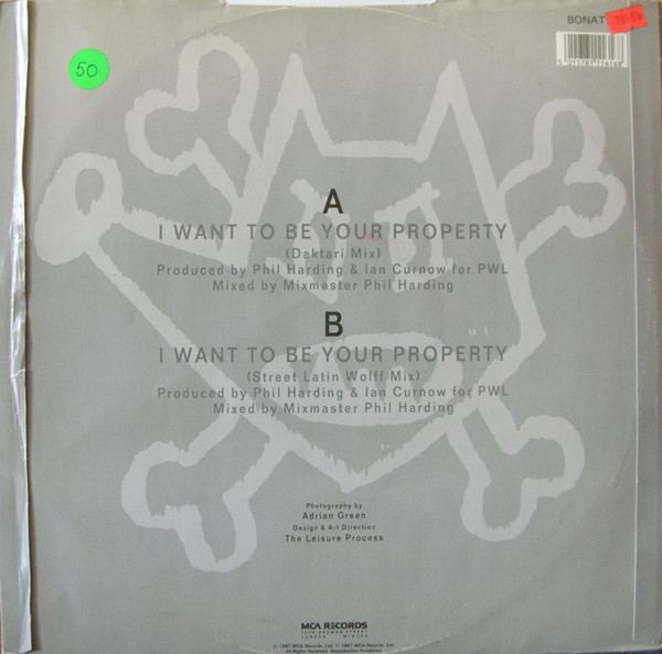 Blue Mercedes - I Want To Be Your Property | MCA Records (BONAT 1) - 2