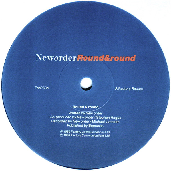 Neworder - Round&round | Factory (Fac263) - 3
