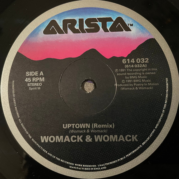 Womack & Womack - Uptown  | Arista (614 032) - 3