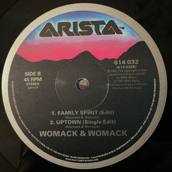 Womack & Womack - Uptown  | Arista (614 032) - 4