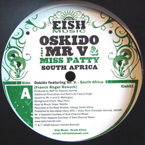 Oskido Feat. Mr. V & Miss Patty - South Africa | Eish Music (Eish01) - main