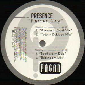 Presence - Better Day | Pagan (PAGAN 015) - main