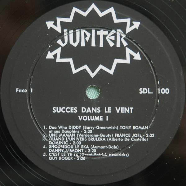Various - Succès Dans Le Vent, Volume 1 | Jupiter (SDL-100) - 3