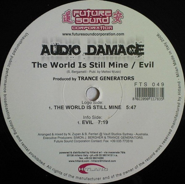 Audio Damage - The World Is Still Mine / Evil | Future Sound Corporation (FTS 049) - 3 Audio Damage - The World Is Still Mine / Evil | Future Sound Corporation (FTS 049) - 3