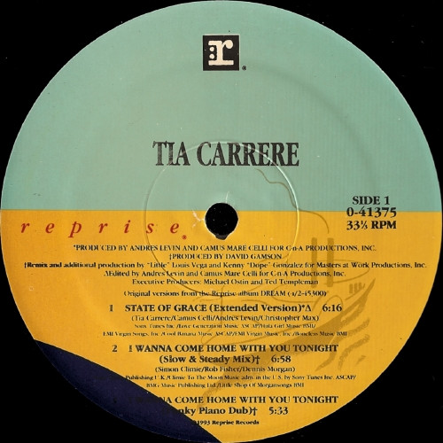 Tia Carrere - State Of Grace / I Wanna Come Home With You Tonight | Reprise Records (0-41375) - 3 Tia Carrere - State Of Grace / I Wanna Come Home With You Tonight | Reprise Records (0-41375) - 3