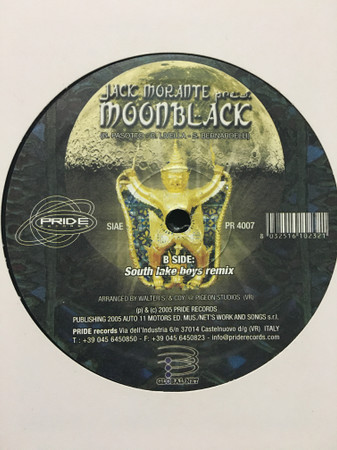 Jack Morante - Moonblack | Pride Records (PR 4007) - main