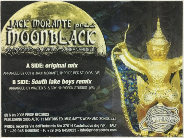 Jack Morante - Moonblack | Pride Records (PR 4007) - 2