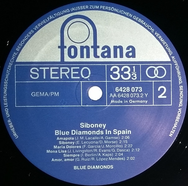 Siboney - Blue Diamonds In Spain