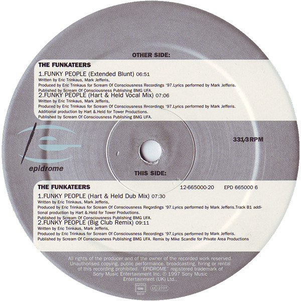 The Funkateers - Funky People | Epidrome (EPD 665000 6) - main The Funkateers - Funky People | Epidrome (EPD 665000 6) - main