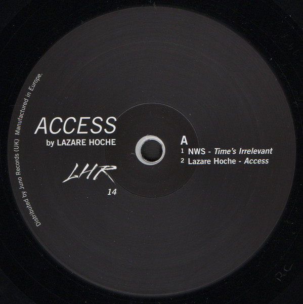 Various - Access | Lazare Hoche Records (LHR14) - 3 Various - Access | Lazare Hoche Records (LHR14) - 3