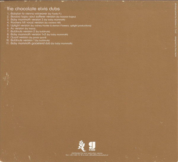 Tosca - The Chocolate Elvis Dubs | G-Stone Recordings (G-Stone 006 CD) - 4