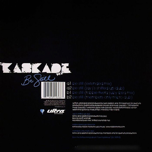 Kaskade - Be Still | Ultra Records (UL 1436-6) - 2 Kaskade - Be Still | Ultra Records (UL 1436-6) - 2