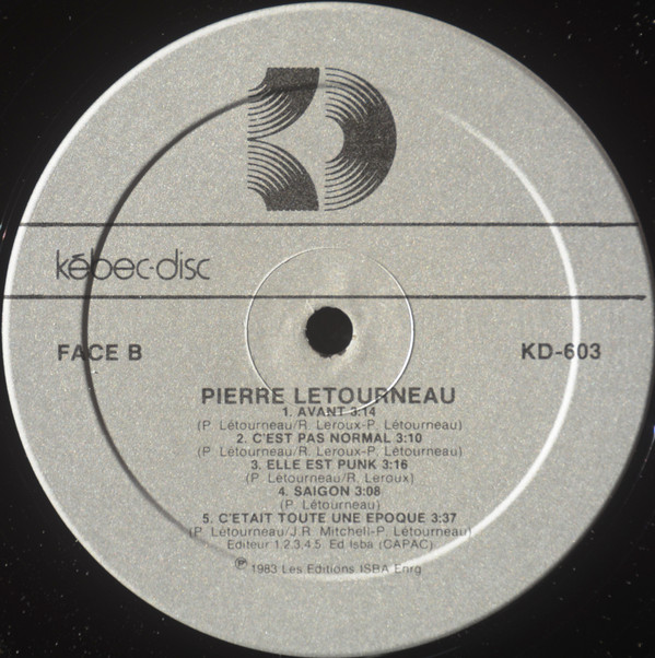 Pierre Létourneau - Changements De Vitesse | Kébec-Disc (KD-603) - 4 Pierre Létourneau - Changements De Vitesse | Kébec-Disc (KD-603) - 4