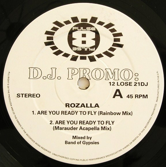 Rozalla - Are You Ready To Fly | Pulse-8 Records (12 LOSE 21DJ) - main Rozalla - Are You Ready To Fly | Pulse-8 Records (12 LOSE 21DJ) - main