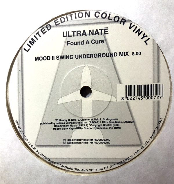 Ultra Naté - Found A Cure | Airplane! Records (ARP 21030) - 2