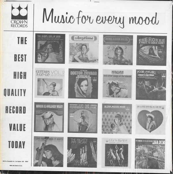 Billy Williams & The Westerners - Your Cheatin Heart - A Memory To Hank Williams | Crown Records (CST 435) - 2