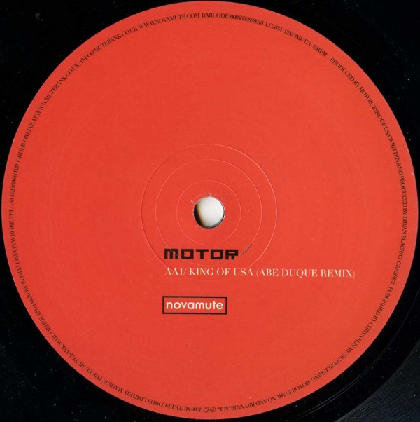MOTOR - 1X1 / King Of USA | NovaMute (12NOMU173) - 4