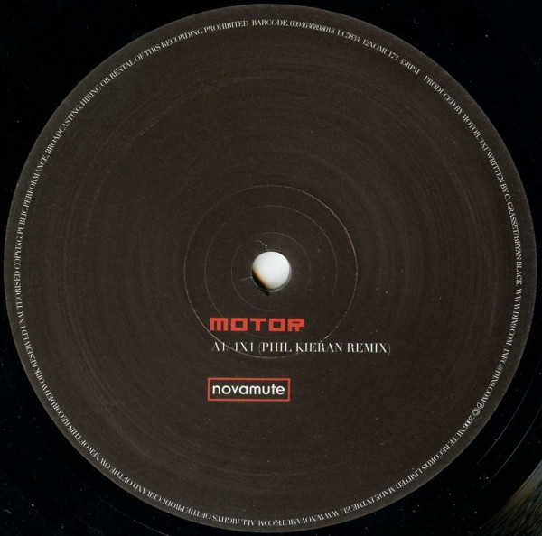 MOTOR - 1X1 / King Of USA | NovaMute (12NOMU173) - 3