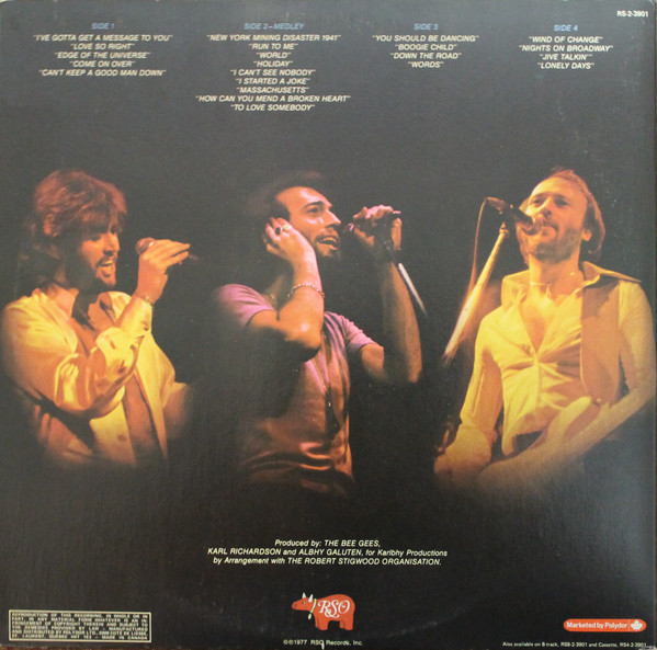 Bee Gees - Here At Last - Live (2LP) [Vinyl] | RSO (RS-2-3901) - 4