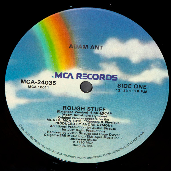 Adam Ant - Rough Stuff | MCA Records (MCA 24035) - 3 Adam Ant - Rough Stuff | MCA Records (MCA 24035) - 3
