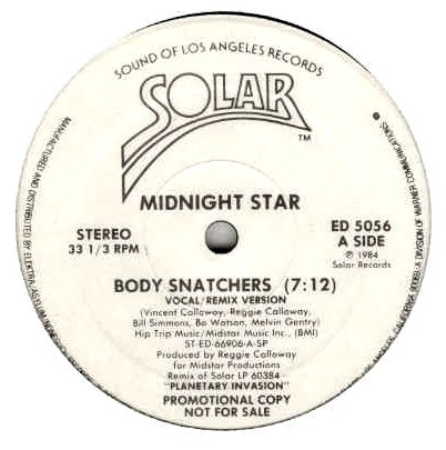Midnight Star - Body Snatchers | Solar (ED 5056)