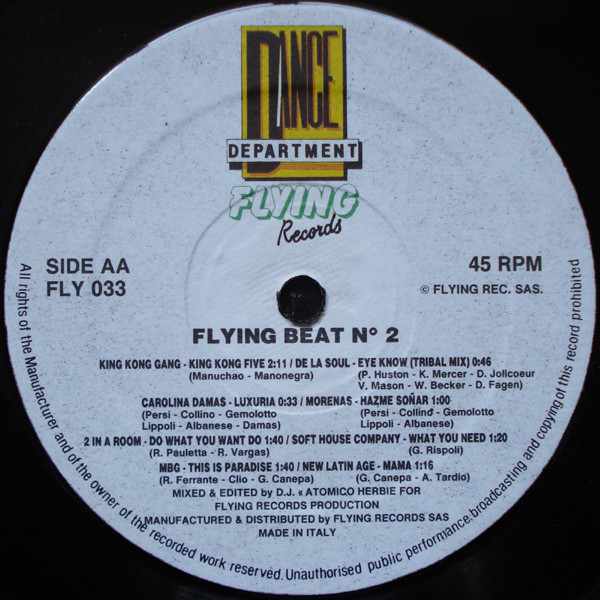 Various - Flying Beat N2 | Flying Records (FLY 033) - 4 Various - Flying Beat N2 | Flying Records (FLY 033) - 4