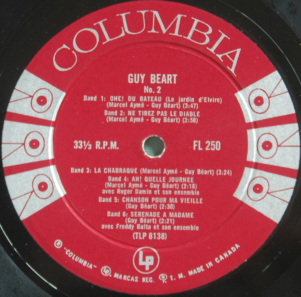 Guy Béart - Guy Béart No.2 | Columbia (FL.250) - 3