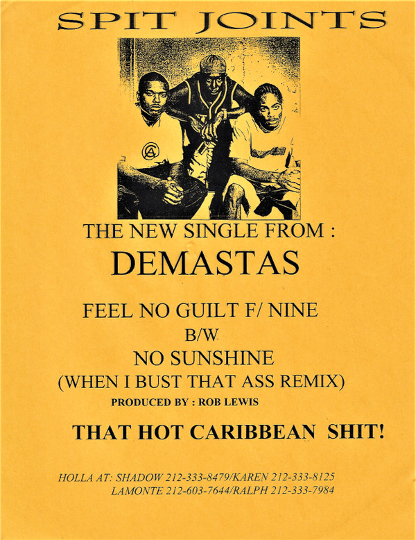 Demastas - Feel No Guilt | London Records (GEM 003) - 3
