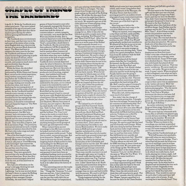 The Yardbirds - Shapes Of Things | Charly Records (CDX 1) - 2 The Yardbirds - Shapes Of Things | Charly Records (CDX 1) - 2