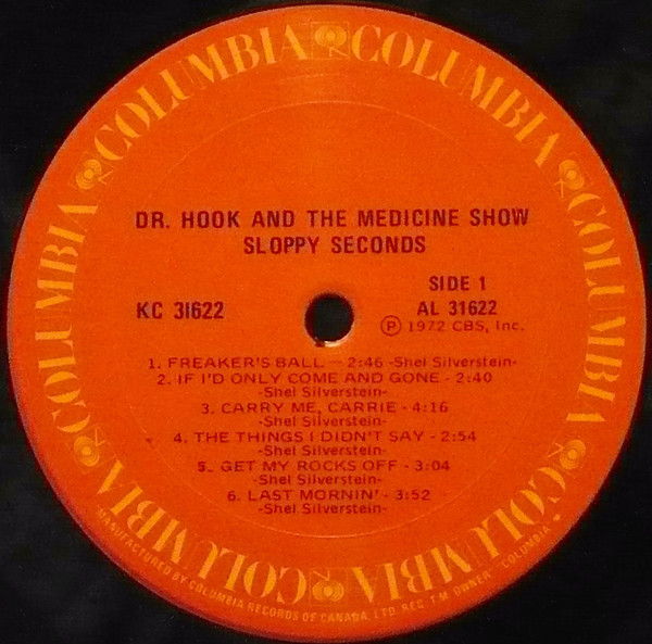 Dr. Hook And The Medicine Show - Sloppy Seconds | Columbia (KC 31622) - 2