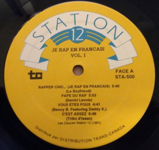 Various - Je Rap En Français Vol.1 [Vinyl] | Station 12 Records (STA-500) - 3